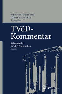 Abbildung von: TVöD-Kommentar - Springer