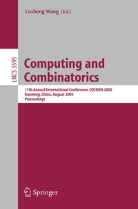 Enlarge image Cover: Computing and Combinatorics - Springer