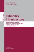 Cover: Public Key Infrastructure - Springer