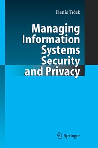 Abbildung von: Managing Information Systems Security and Privacy - Springer