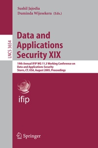 Abbildung von: Data and Applications Security XIX - Springer