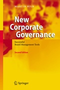 Cover: New Corporate Governance - Springer
