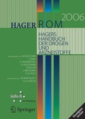 Cover: HagerROM 2006. Hagers Handbuch der Drogen und Arzneistoffe - Springer