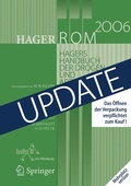 Cover: HagerROM 2006. Hagers Handbuch der Drogen und Arzneistoffe - Springer