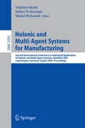Cover: Holonic and Multi-Agent Systems for Manufacturing - Springer