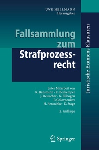 Abbildung von: Fallsammlung zum Strafprozessrecht - Springer