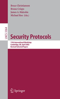 Enlarge image Cover: Security Protocols - Springer