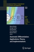 Cover: Automatic Differentiation: Applications, Theory, and Implementations - Springer