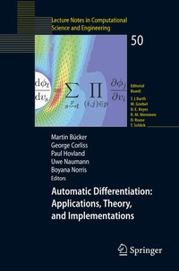 Enlarge image Cover: Automatic Differentiation: Applications, Theory, and Implementations - Springer