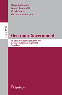 Enlarge image Cover: Electronic Government - Springer