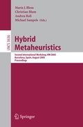 Cover: Hybrid Metaheuristics - Springer