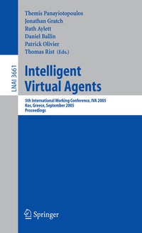 Enlarge image Cover: Intelligent Virtual Agents - Springer