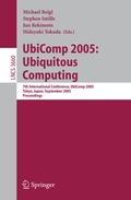 Cover: UbiComp 2005: Ubiquitous Computing - Springer