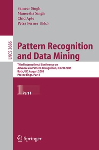 Enlarge image Cover: Pattern Recognition and Data Mining - Springer