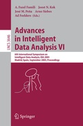 Cover: Advances in Intelligent Data Analysis VI - Springer
