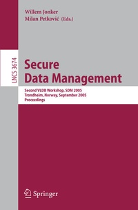 Enlarge image Cover: Secure Data Management - Springer