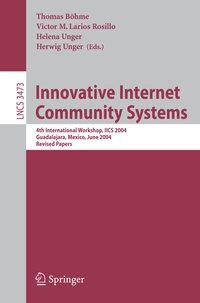 Abbildung von: Innovative Internet Community Systems - Springer