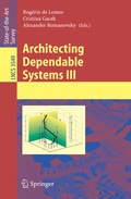 Cover: Architecting Dependable Systems III - Springer