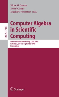 Enlarge image Cover: Computer Algebra in Scientific Computing - Springer