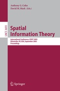 Cover: Spatial Information Theory - Springer