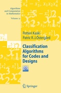 Cover: Classification Algorithms for Codes and Designs - Springer