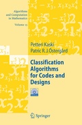 Bild: Classification Algorithms for Codes and Designs - Springer