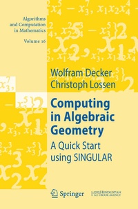 Enlarge image Cover: Computing in Algebraic Geometry - Springer