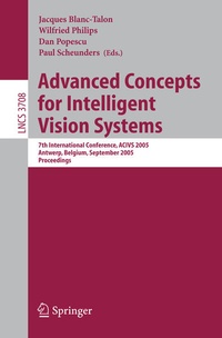 Enlarge image Cover: Advanced Concepts for Intelligent Vision Systems - Springer