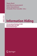 Cover: Information Hiding - Springer