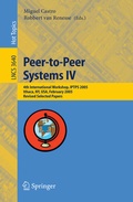 Cover: Peer-to-Peer Systems IV - Springer