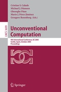 Cover: Unconventional Computation - Springer