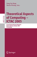 Cover: Theoretical Aspects of Computing - ICTAC 2005 - Springer