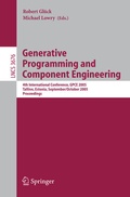 Cover: Generative Programming and Component Engineering - Springer