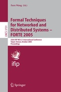 Cover: Formal Techniques for Networked and Distributed Systems - FORTE 2005 - Springer