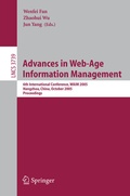Cover: Advances in Web-Age Information Management - Springer