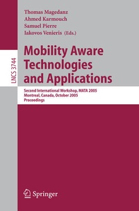 Enlarge image Cover: Mobility Aware Technologies and Applications - Springer