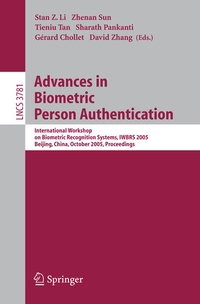 Enlarge image Cover: Advances in Biometric Person Authentication - Springer