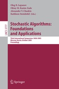 Bild: Stochastic Algorithms: Foundations and Applications - Springer