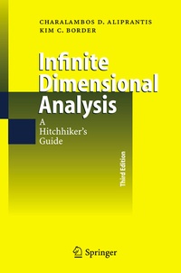 Abbildung von: Infinite Dimensional Analysis - Springer
