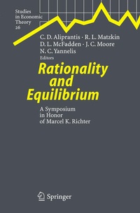 Enlarge image Cover: Rationality and Equilibrium - Springer