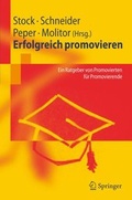 Cover: Erfolgreich promovieren - Springer