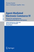 Cover: Agent-Mediated Electronic Commerce VI - Springer