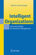 Cover: Intelligent Organizations - Springer