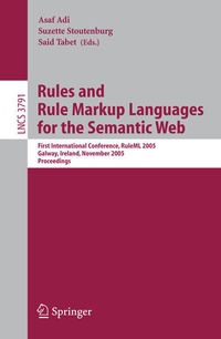 Abbildung von: Rules and Rule Markup Languages for the Semantic Web - Springer