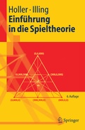 Cover: Einf&uuml;hrung in die Spieltheorie - Springer