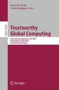 Cover: Trustworthy Global Computing - Springer
