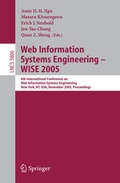 Cover: Web Information Systems Engineering - WISE 2005 - Springer