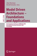 Cover: Model Driven Architecture - Foundations and Applications - Springer