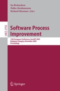 Cover: Software Process Improvement - Springer