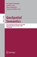 Cover: GeoSpatial Semantics - Springer